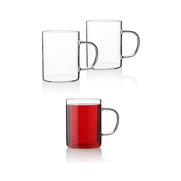 Tazze in set in vetro 6 pz 200 ml – Hermia