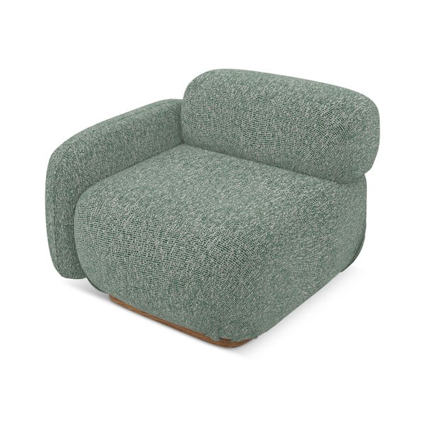 Parte divano componibile verde chiaro (con penisola a sinistra) Ailani – Makamii-image-2