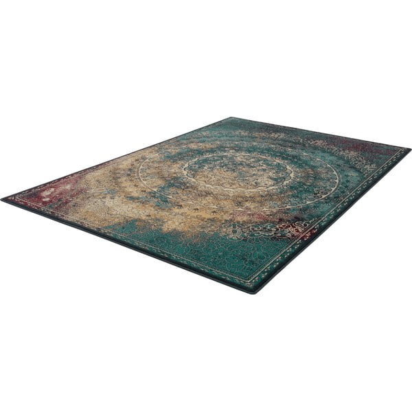 Tappeto in lana color petrolio 160x240 cm Ann - Agnella-image-4