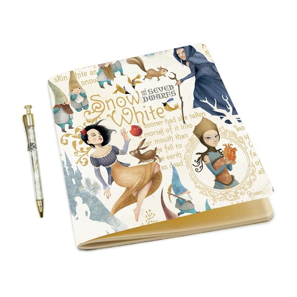 Taccuino con penna 64 pagine formato A5 Snow White - Kartos