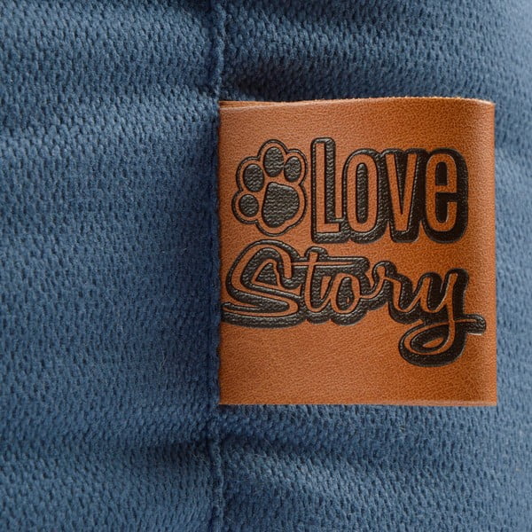 Letto blu per cani 50x55 cm - Love Story-image-2