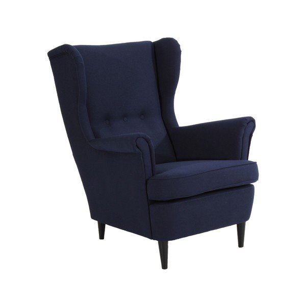 Poltrona blu scuro Clint - Max Winzer