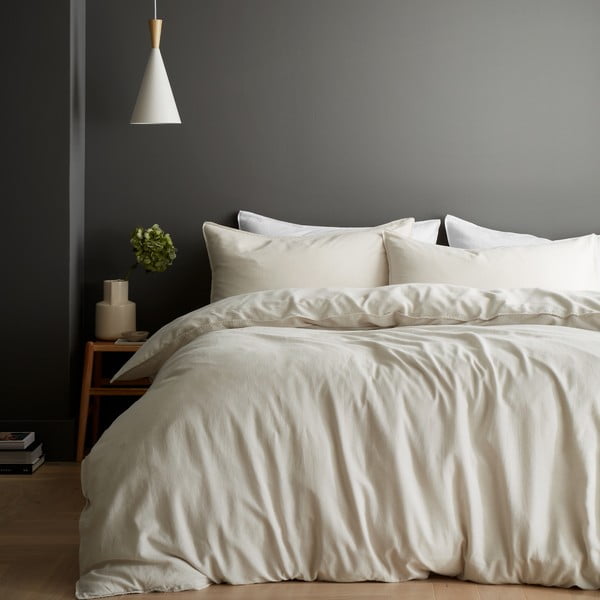 Biancheria crema per letto matrimoniale 200x200 cm Relaxed - Content by Terence Conran