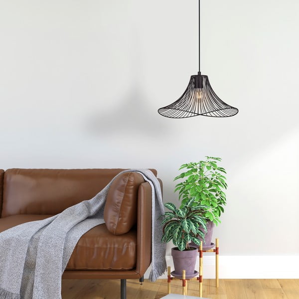 Lampadario nero ø 40 cm Wavy – Squid Lighting-image-1