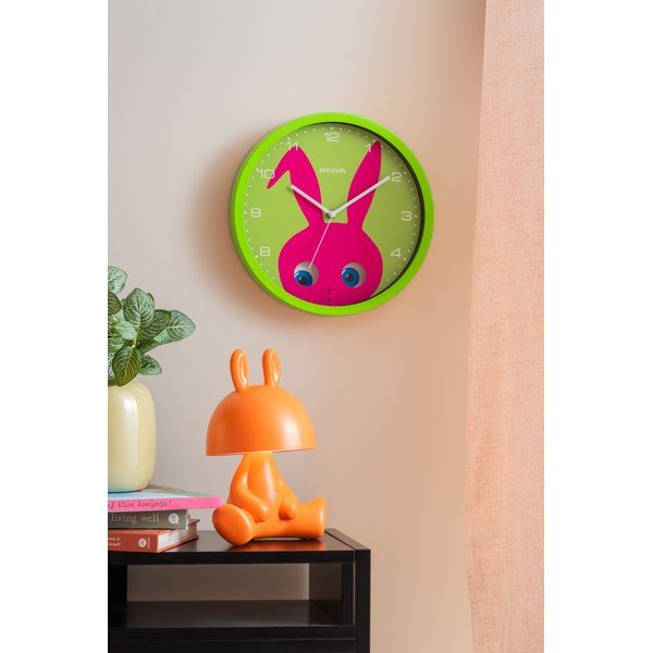 Orologio per bambini ø 31 cm Peekaboo Bunny - Karlsson-image-1