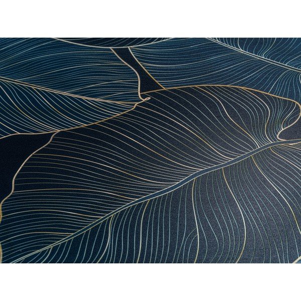 Sedile WC blu con chiusura facilitata Big Leaves, 38 x 45 cm - Wenko-image-1