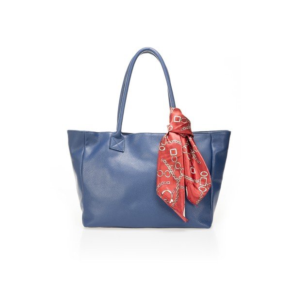 Borsa in pelle blu Nina - Giorgio Costa