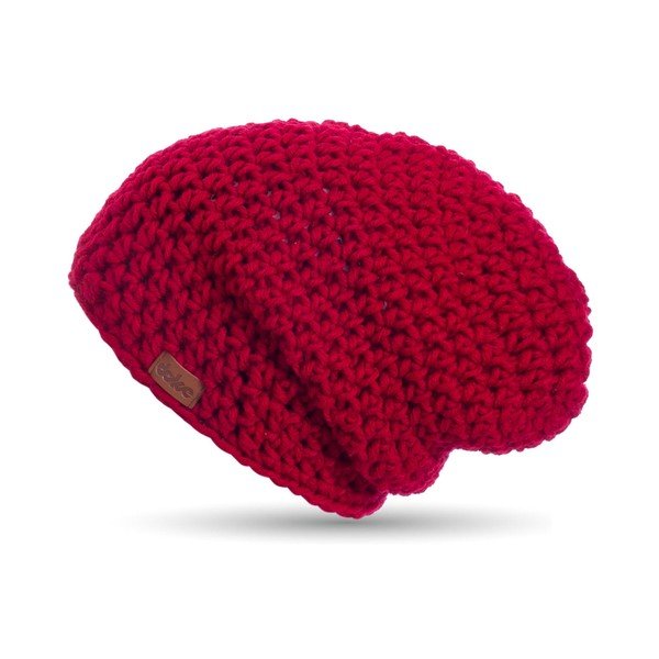 Cappello rosso fatto a mano all'uncinetto Mary B Mary B. - DOKE