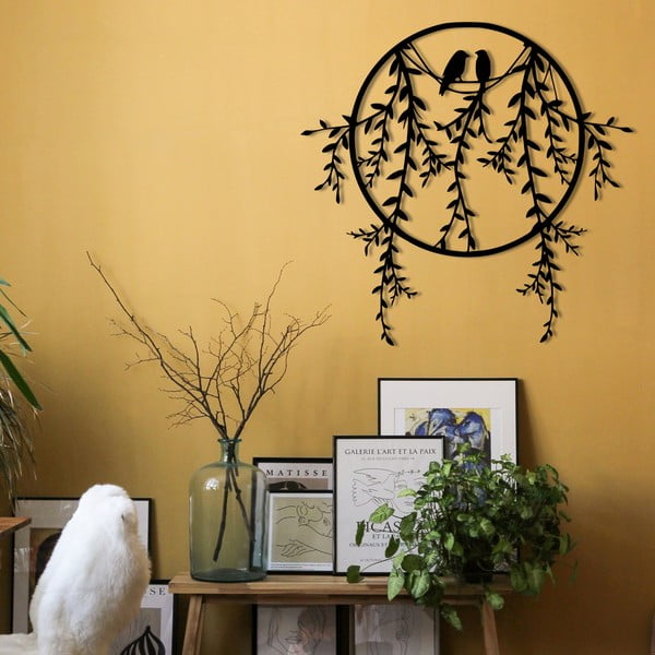 Decorazione murale in metallo 45x44 cm Lovebirds - Wallity-image-4
