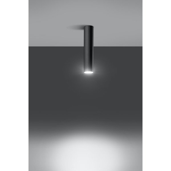 Apparecchio da soffitto nero Castro - Sollux-image-3