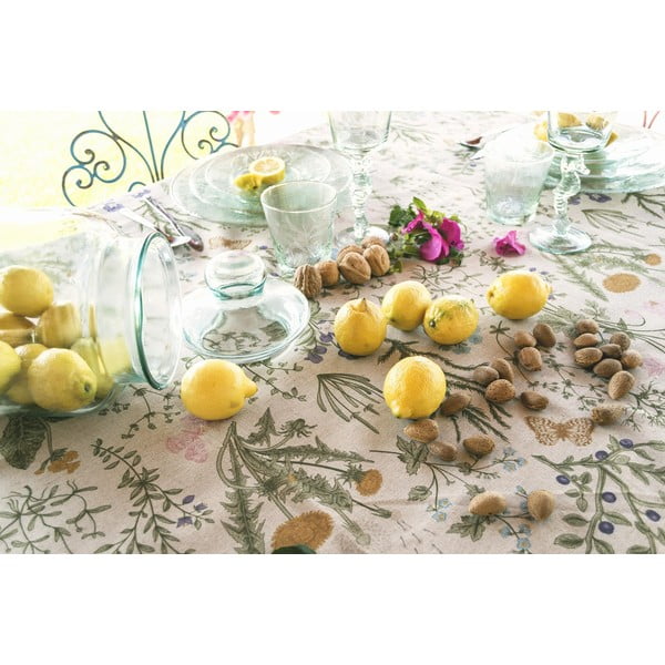 Tovaglia di lino, 140 x 140 cm Botanic Herbs - Surdic-image-1
