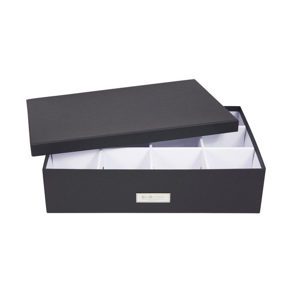 Scatola grigio scuro con scomparti Jakob - Bigso Box of Sweden-image-3