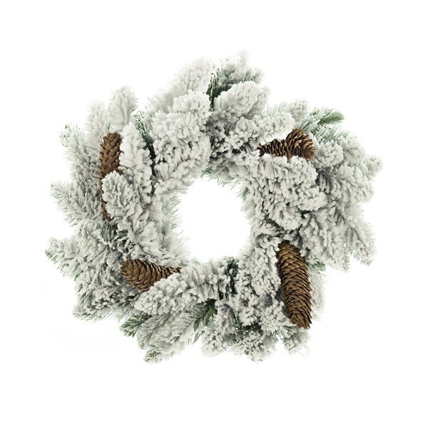 Ghirlanda di Natale Neve Szyszka Anne - DecoKing