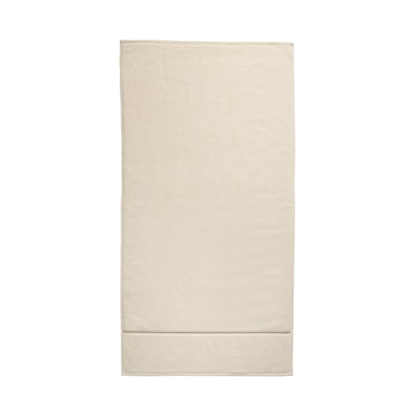 Asciugamano beige in spugna di cotone 70x120 cm Zero Twist - Bianca-image-2
