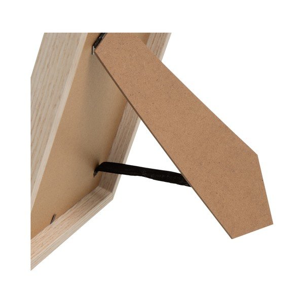 Cornice di colore naturale verticale con sostegno/da appendere 22,5x28 cm Sencillo – Casa Selección-image-4
