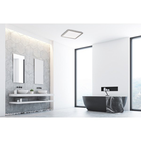 Plafoniera LED grigia 30x30 cm Gotland - Fischer & Honsel-image-3