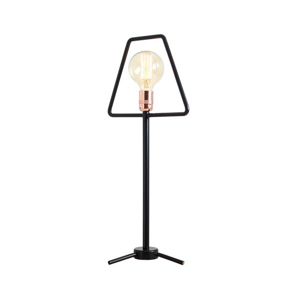 Lampada da tavolo Bullet di forma personalizzata nera Firkant - CustomForm