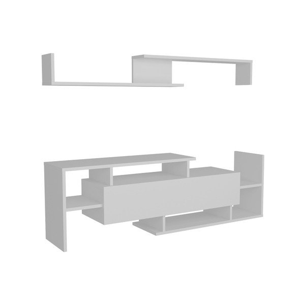 Televisore bianco 154x42 cm Dream - Kalune Design