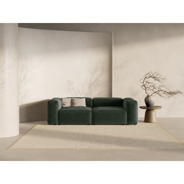 Divano verde 264 cm Bergamo – Cosmopolitan Design-image-1