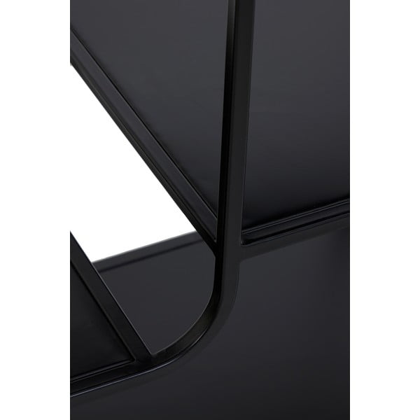 Libreria in metallo nero 141x81,5 cm Winston - Light & Living-image-1