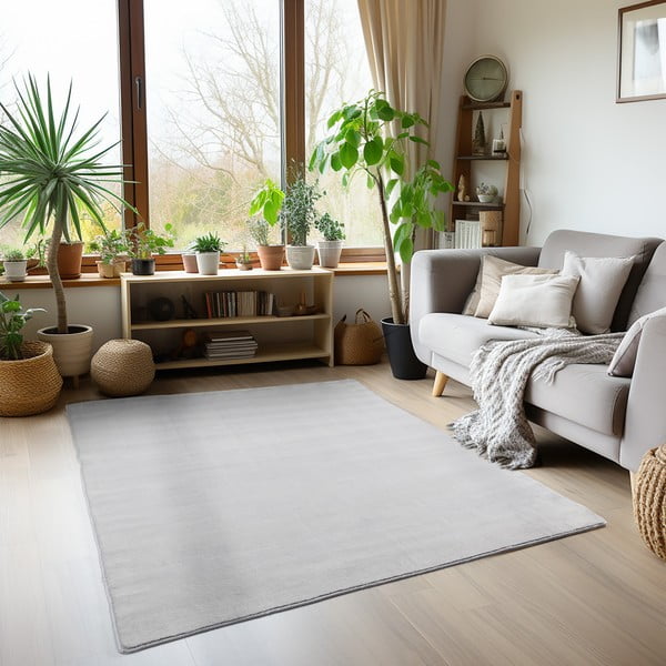 Tappeto lavabile grigio chiaro 60x110 cm Sky - Ayyildiz Carpets-image-1