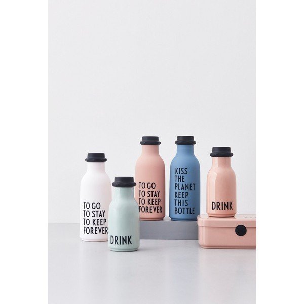 Biberon rosa , 330 ml Drink - Design Letters-image-4