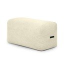 Puof a sacco color crema con rivestimento in bouclé Plus 100 Lounge – SLOWDOWN