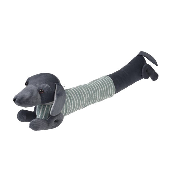 Paraspifferi per porta verde/grigio 17x76 cm Sausage Dog – Rex London-image-4
