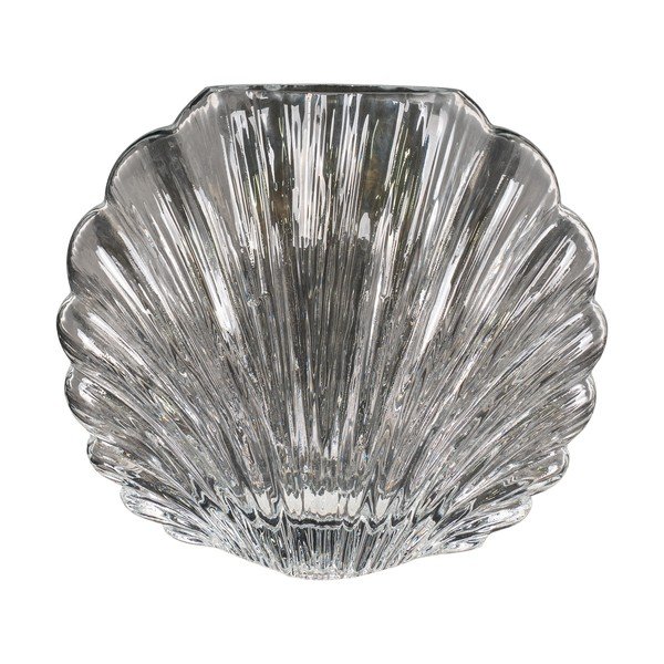 Vaso in vetro fatto a mano grigio chiaro - House Nordic