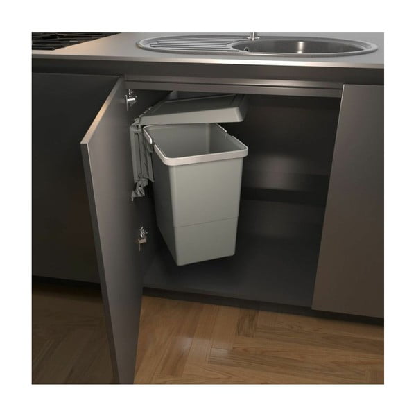 Cestino per rifiuti in plastica incorporato da 18 l Swing 2.0 - Elletipi-image-4