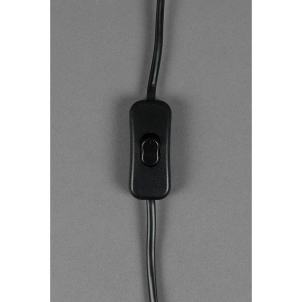 Lampada da tavolo marrone e crema con paralume in tessuto (altezza 90 cm) Cath - Dutchbone-image-3