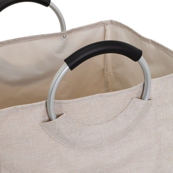 Ceste per il bucato in set grigie/beige in tessuto 2 pz – Casa Selección-image-2