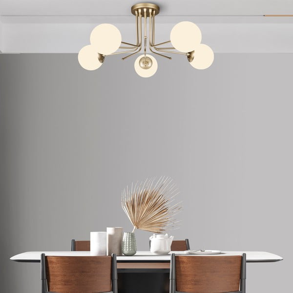 Lampada da soffitto di colore oro, altezza 34 cm Star - Squid Lighting-image-3