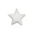 Cuscino per bambini in cotone 54x54 cm Stella Ivory - Lorena Canals