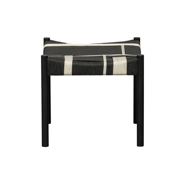 Sgabello in legno di mango nero Jessy - WOOOD-image-3