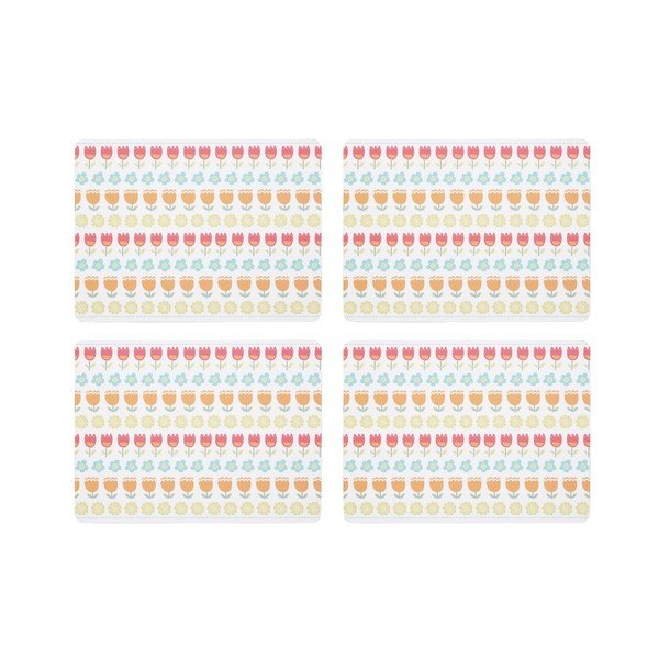 Sada 4 prostírání Traditional Folky Floral