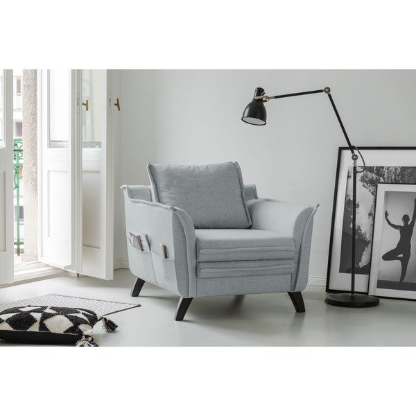 Poltrona grigio chiaro Charming Charlie - Miuform-image-2