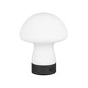 Lampada da tavolo LED bianco opaco con paralume in vetro (altezza totale 18 cm) Dooley – Reality