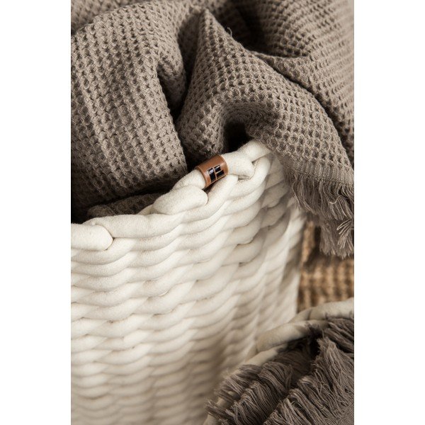 Cesto in tessuto ø 40x40 cm Peach Skin Round XL – Bigso-image-2