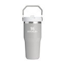 Borraccia termica grigio chiaro in acciaio inox 410 ml IceFlow™ Flip Straw 2.0 Tumbler Ash – Stanley