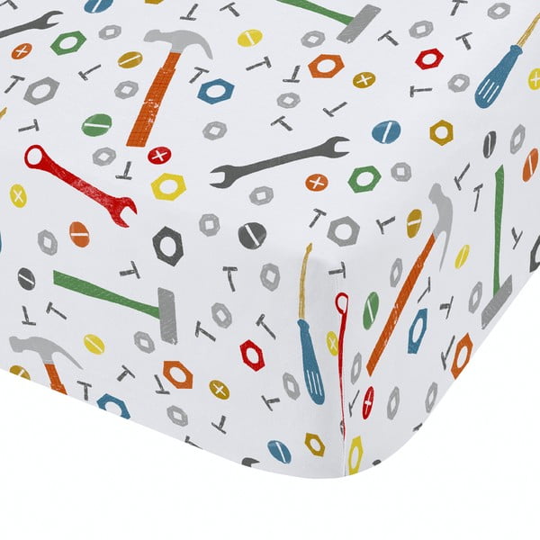 Lenzuolo con angoli per bambini per culla 70x140 cm Digger Dreams – Catherine Lansfield