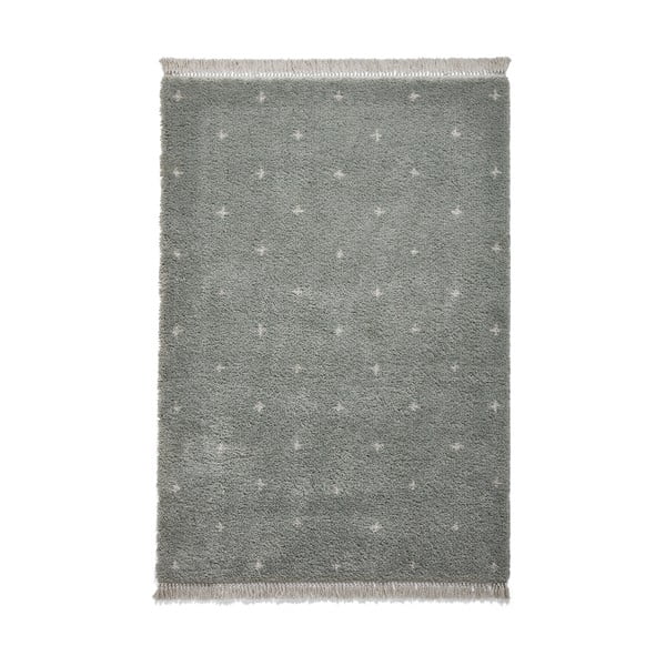 Tappeto verde menta Dots, 160 x 220 cm Boho - Think Rugs