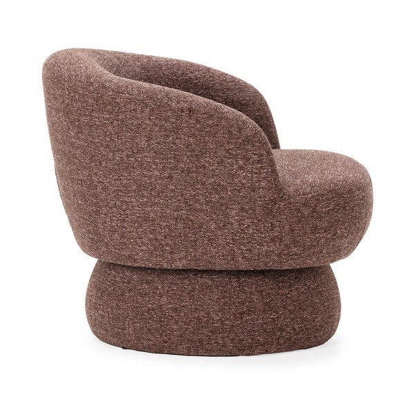 Poltrona viola/marrone girevole Dali – MOME-image-3