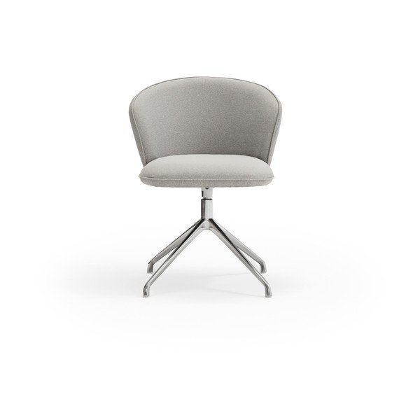 Set di sedie da pranzo grigio chiaro in imbottito 2 pz Add – Teulat-image-1