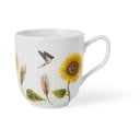 Tazza bianca in porcellana con motivo floreale 330 ml Hammershøi Summer - Kähler Design