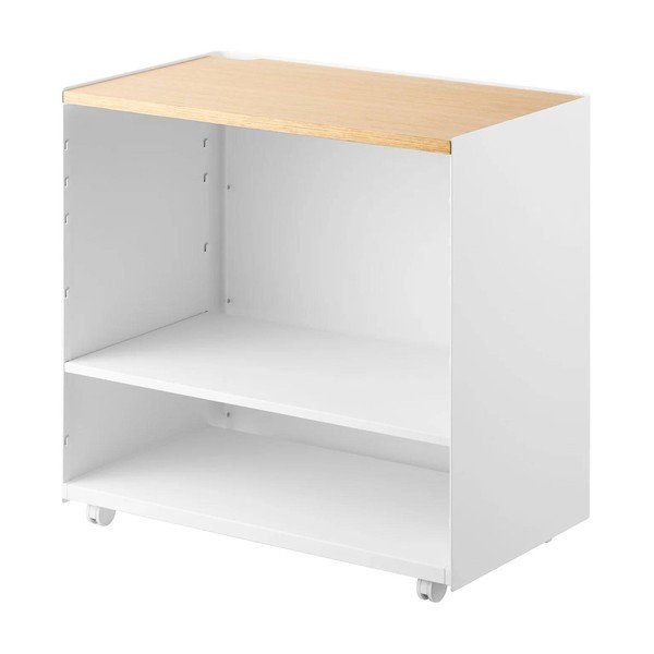 Carrello portaoggetti bianco in metallo 60x59x35 cm Tower – YAMAZAKI