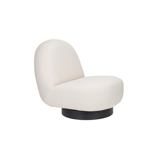 Poltrona color crema girevole Eden – Zuiver