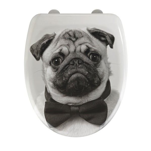 Sedile per wc con chiusura facilitata Pugy, 45 x 38 cm - Wenko