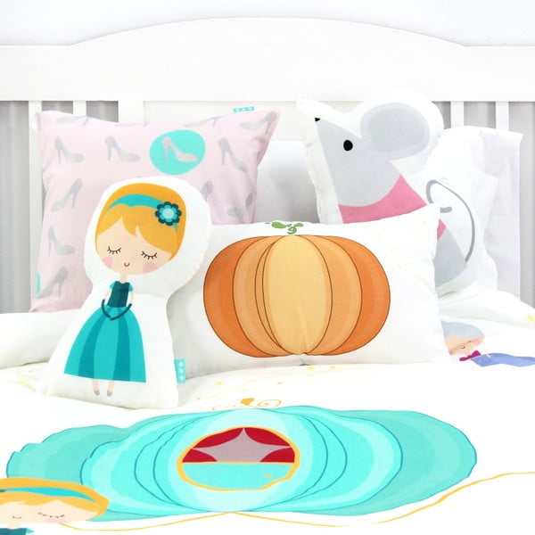 Copripiumino e cuscino in cotone per bambini , 140 x 200 cm Pumpkin - Mr. Fox-image-4