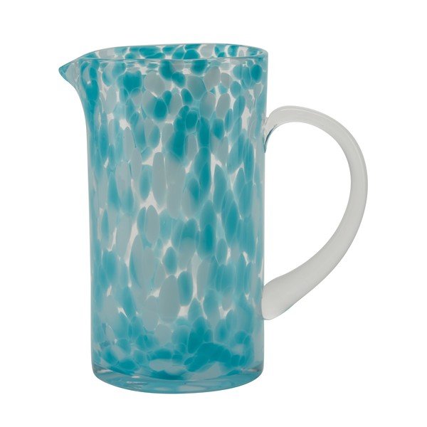 Brocca in vetro azzurro - Bahne & CO